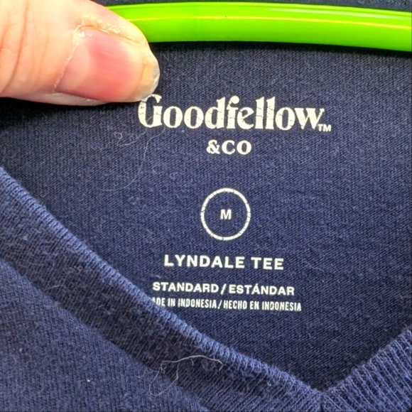 Goodfellow & Co Lyndale Tee – Navy Blue – Men's Casual T-Shirt - Picture 2 of 14